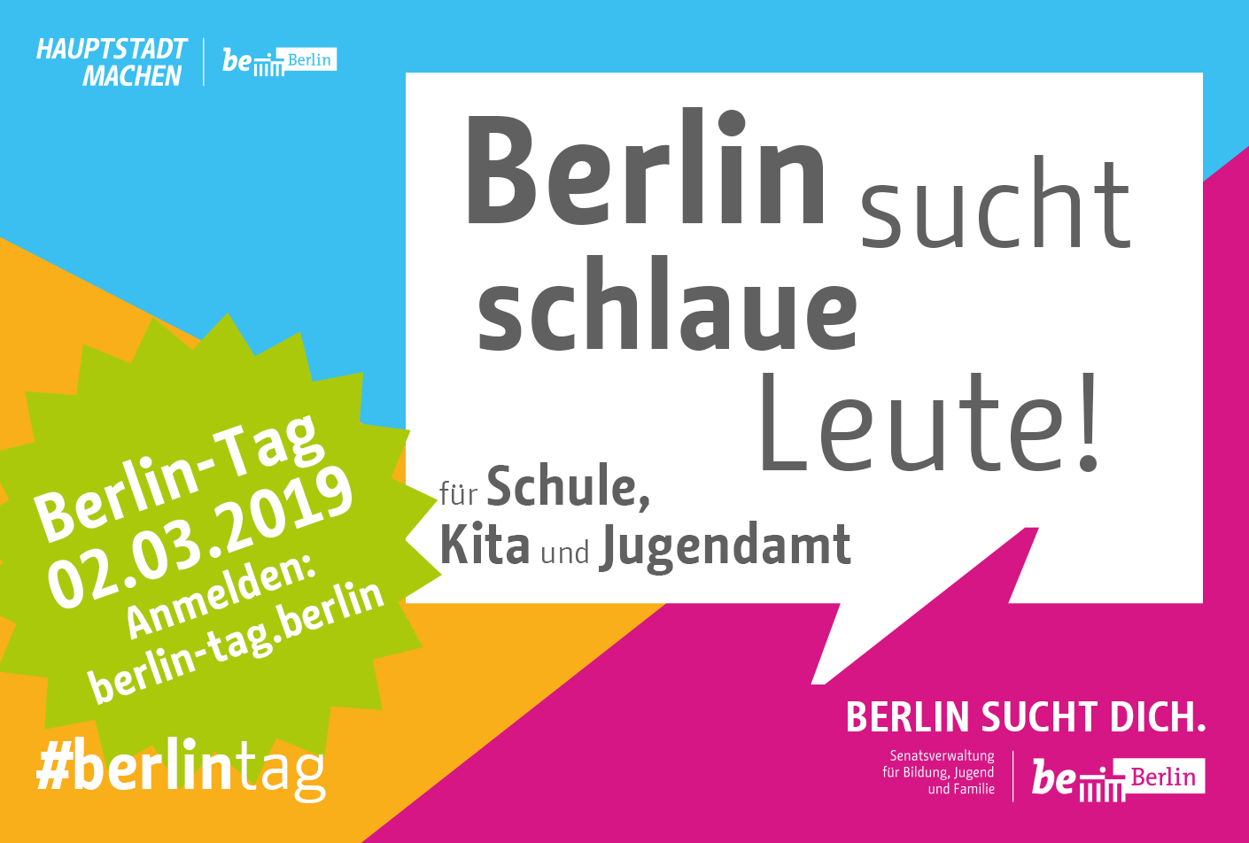 Albert-Schweitzer-Kinderdorf Berlin erstmals beim Berlin-Tag am 2. März